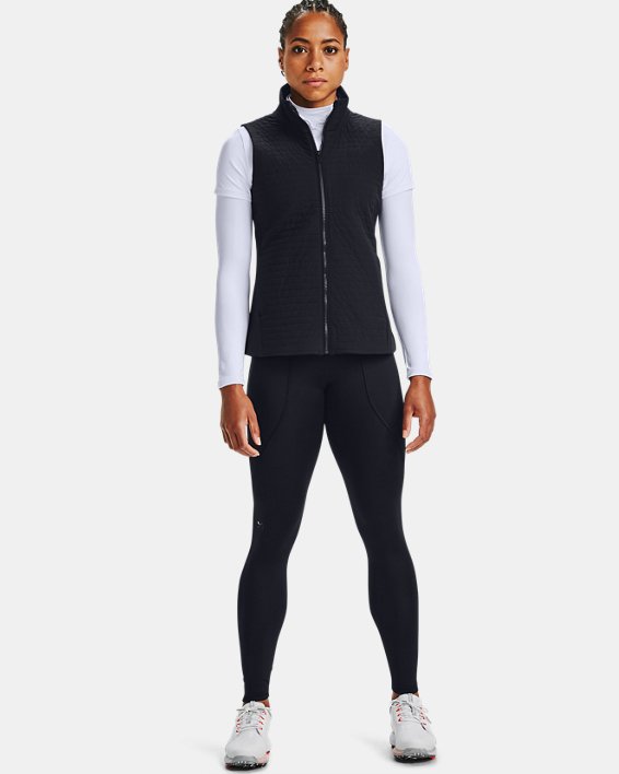 Women's UA Storm Revo Full Zip Vest, Black, pdpMainDesktop image number 2